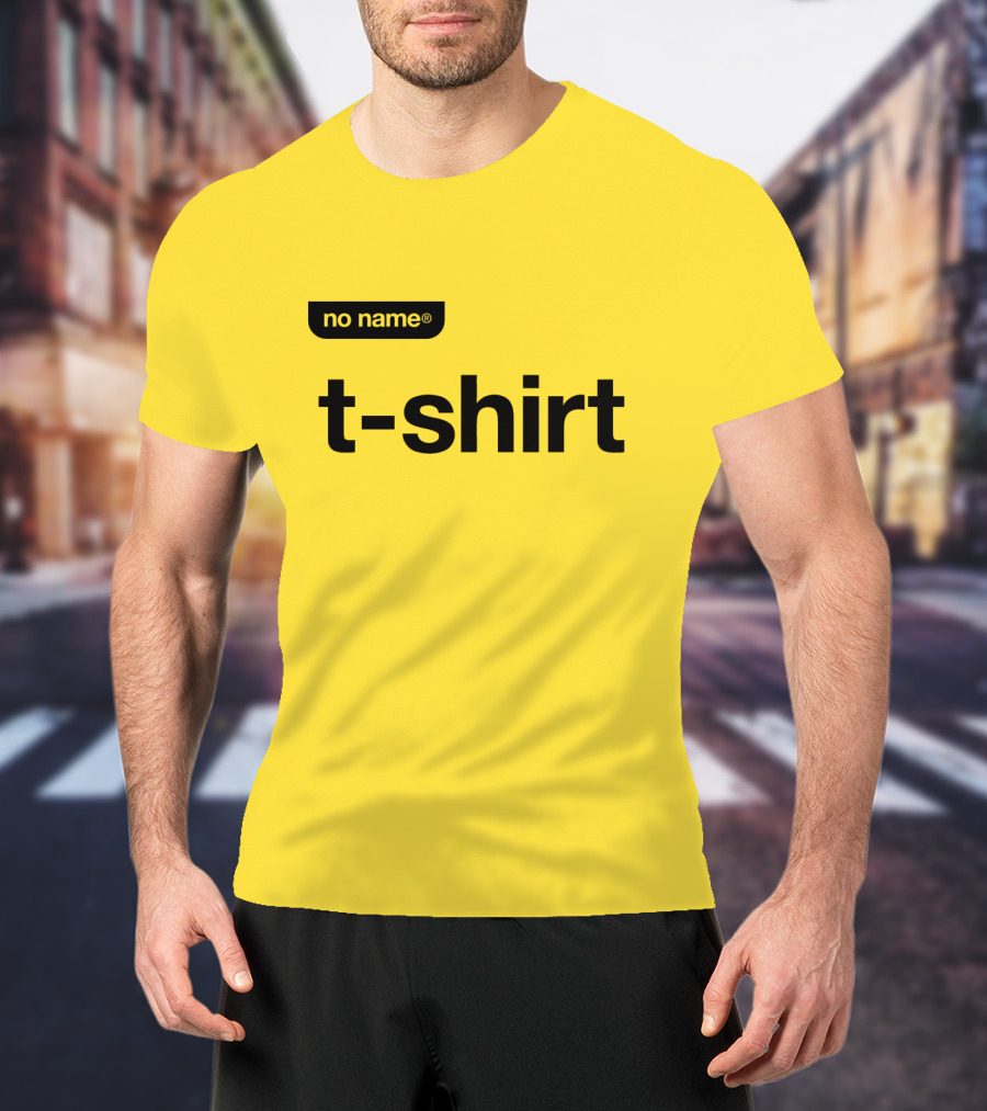 No Name T-Shirt Label Minimalist T-Shirt