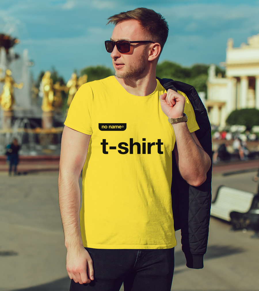 No Name T-Shirt Label Minimalist T-Shirt