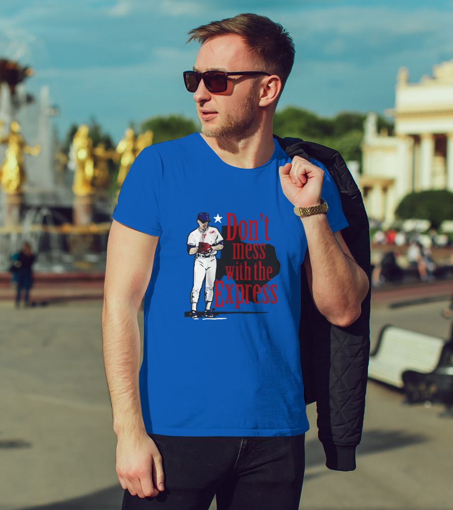 Don't Mess With The Express Bloody Nolan Ryan T-Shirt