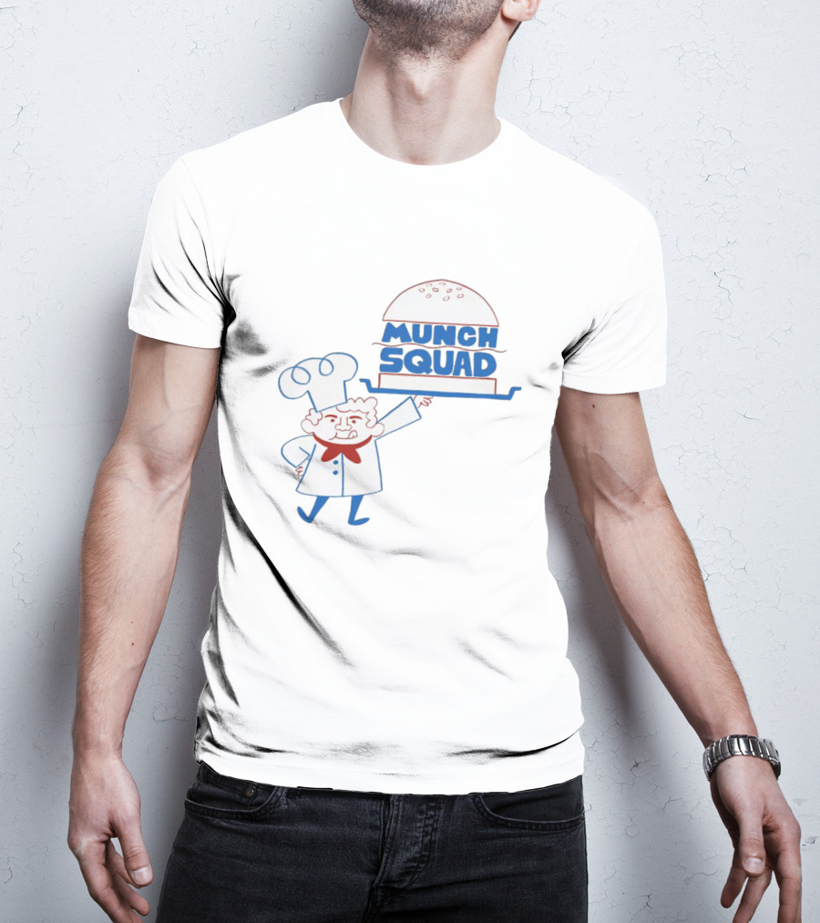 Munch Squad Chef Burger My Brother My Brother And Me Merch T-Shirt