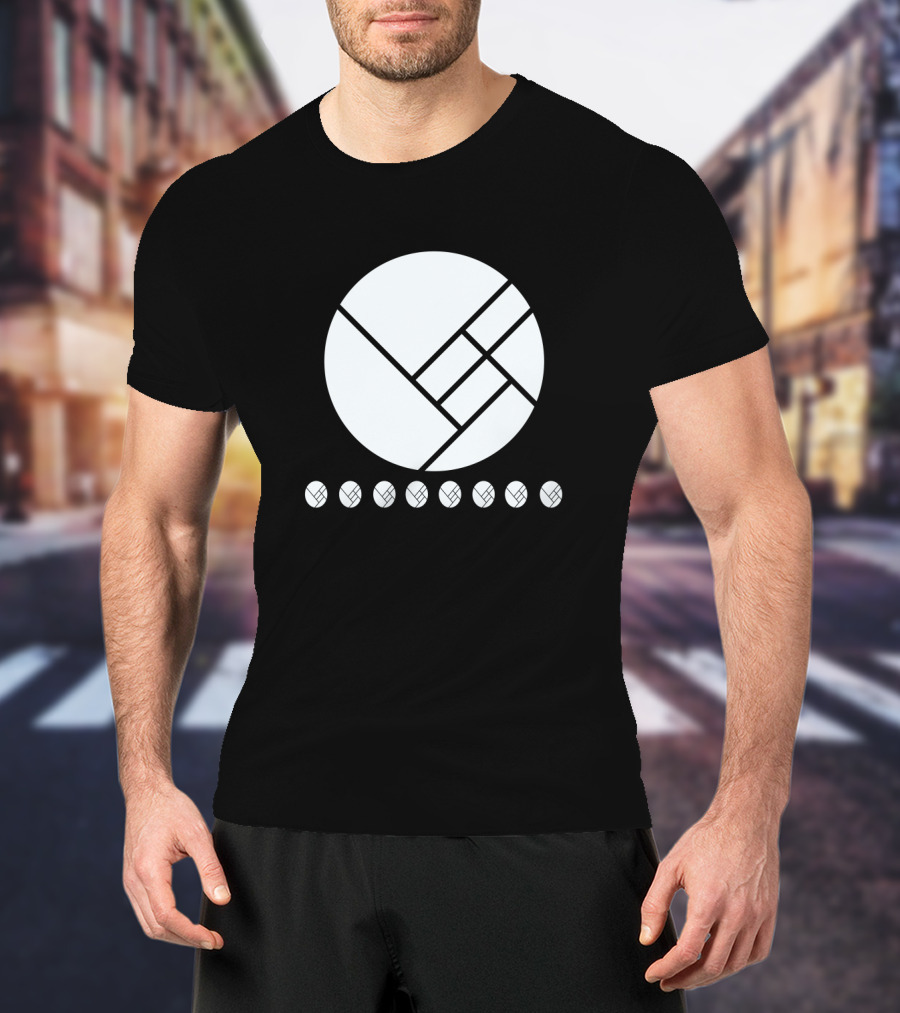 Herobust Geometric Circle And Seven Small Circles Symbol Merchandise T-Shirt