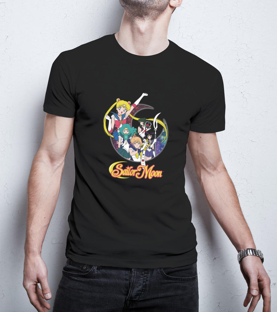Sailor Moon Sailor Senshi Group Pose T-Shirt