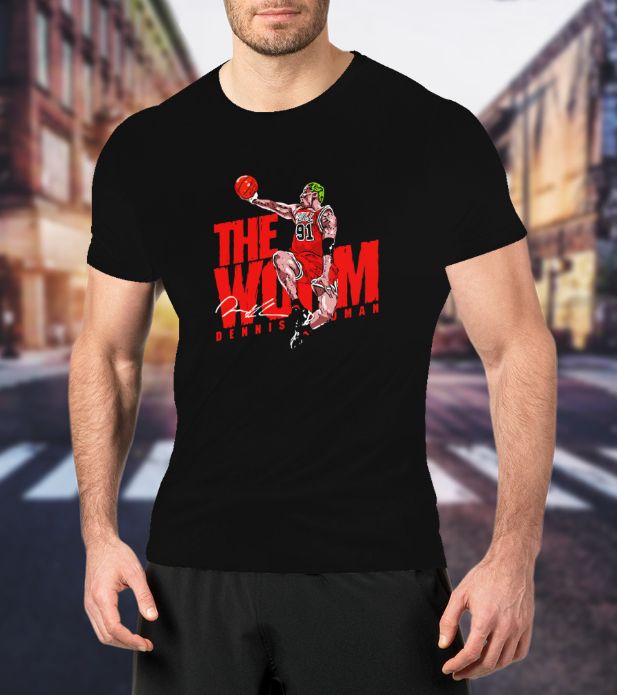 The Worm Dennis Rodman Bulls 91 T-Shirt