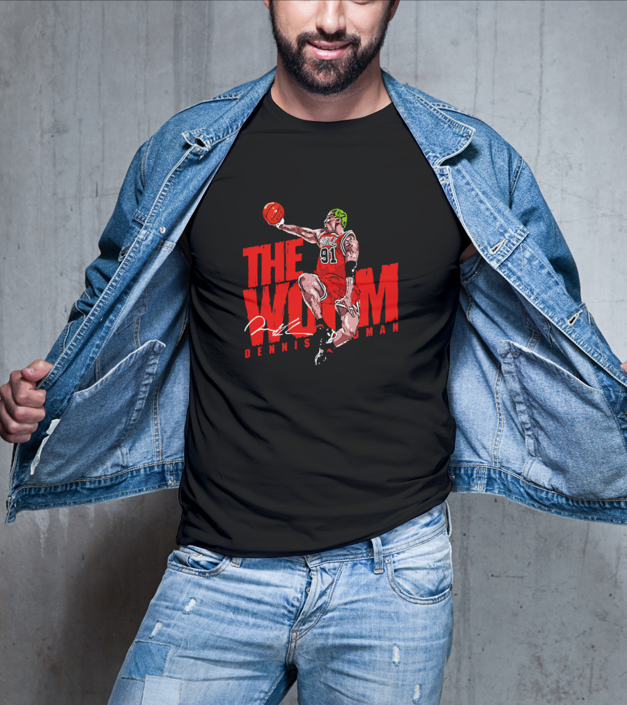 The Worm Dennis Rodman Bulls 91 T-Shirt