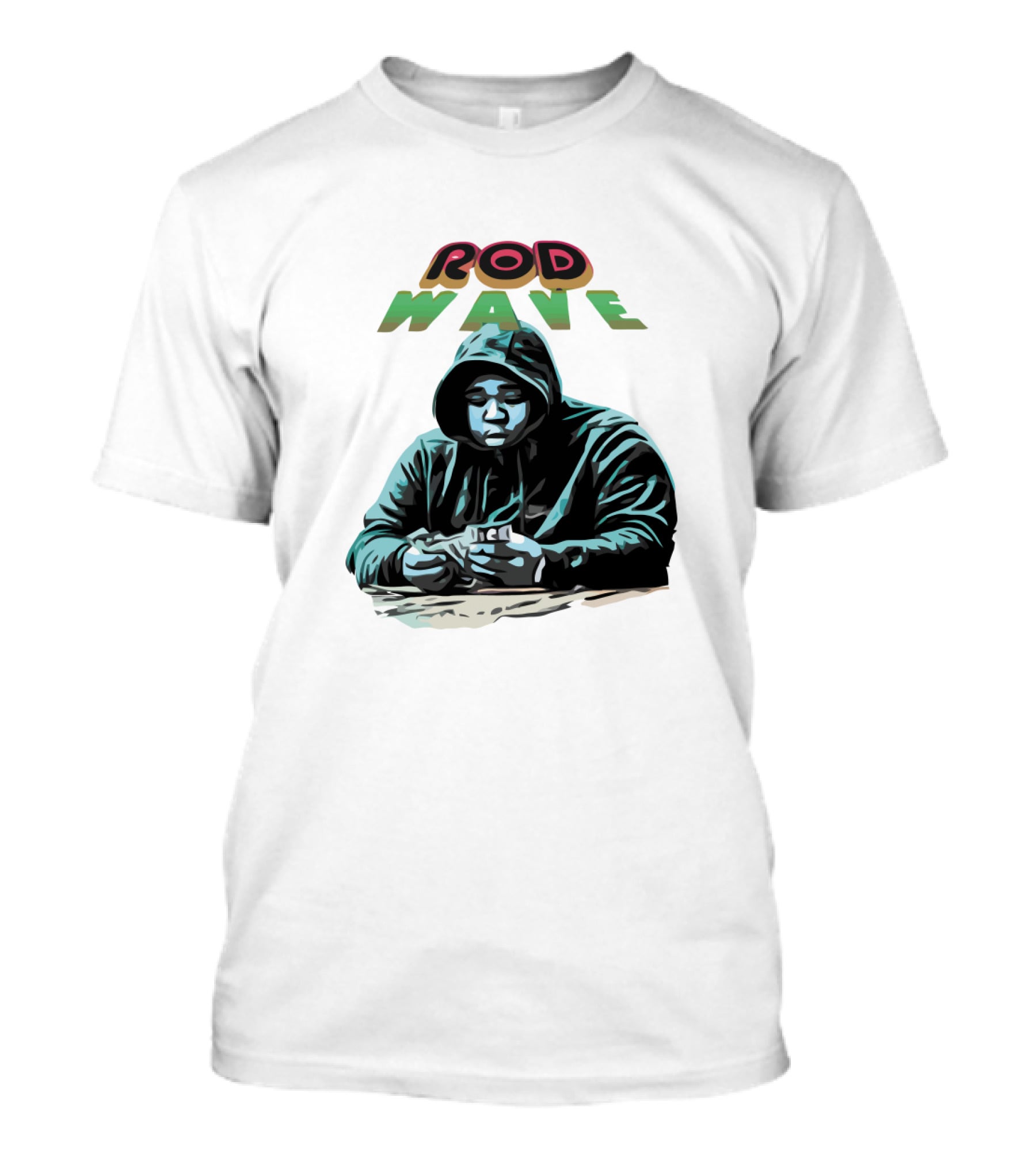 Rod Wave Hoodie Illustration T-Shirt