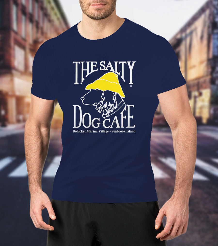 The Salty Dog Café Bohicket Marina Village Seabrook Island T-Shirt