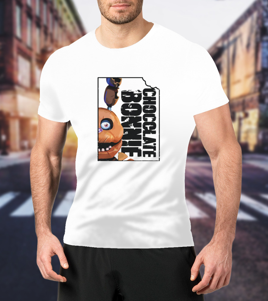 Chocolate Bonnie Fnaf AR Merch Store T-Shirt