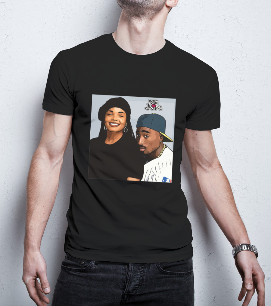 Poetic Justice Janet Jackson Tupac Shakur Baseball Cap MLB T-Shirt