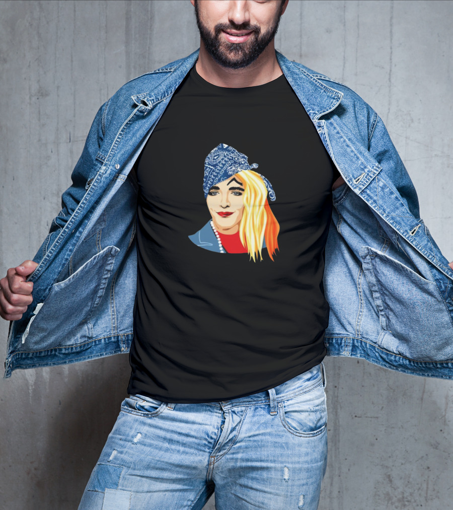 Shanaynay Shane Dawson Blue Bandana Blonde Hair T-Shirt