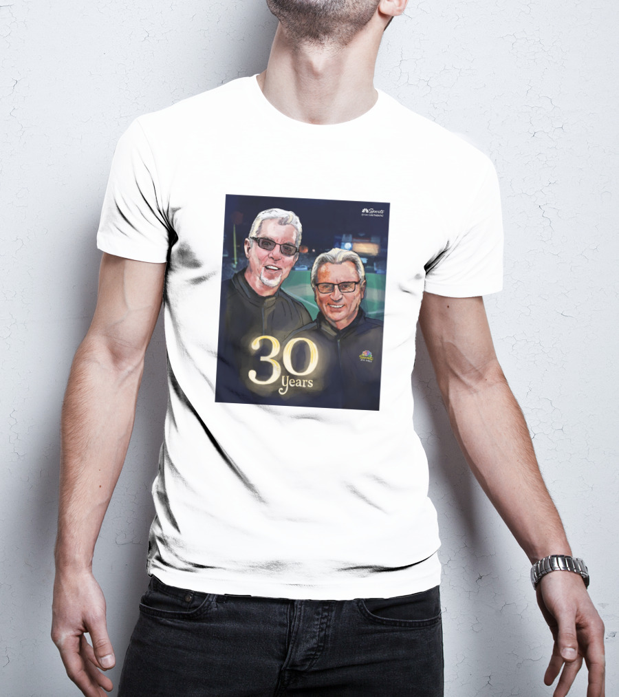 Kruk And Kuip 30 Years NBC Sports Giants Celebrating Broadcasting Legends T-Shirt