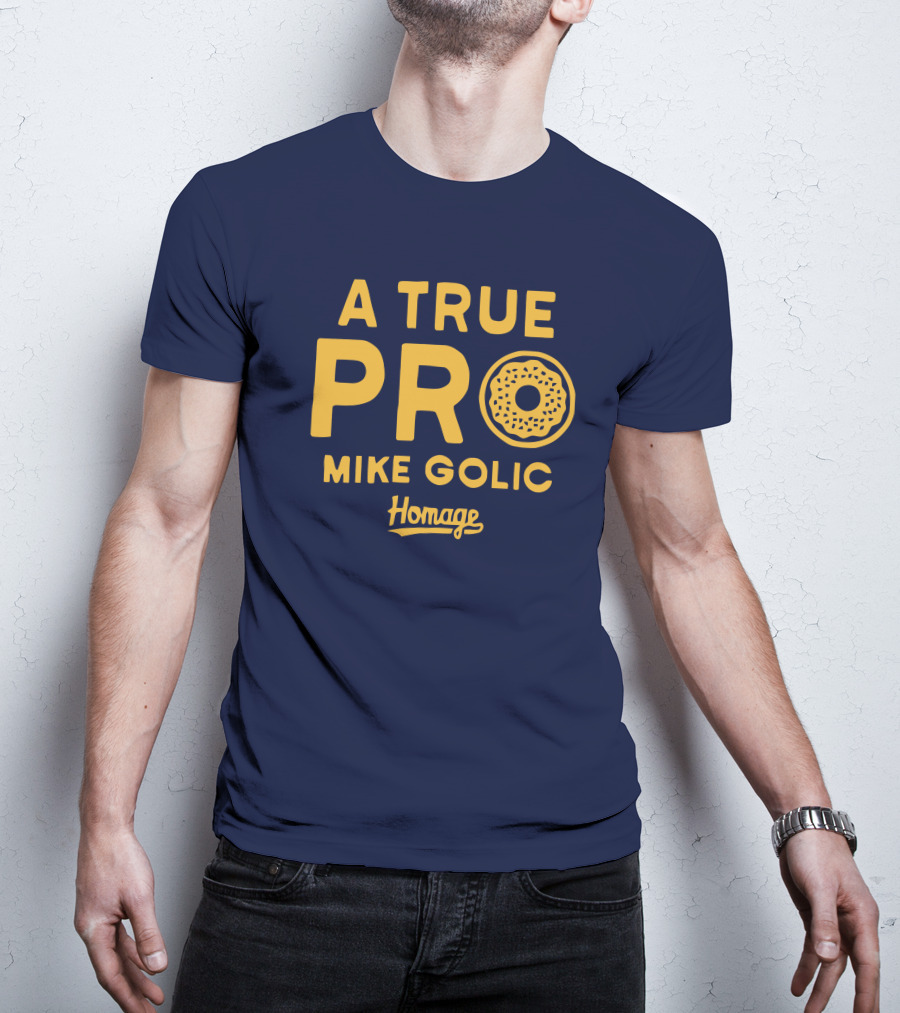 A True Pro Mike Golic Homage Donut T-Shirt