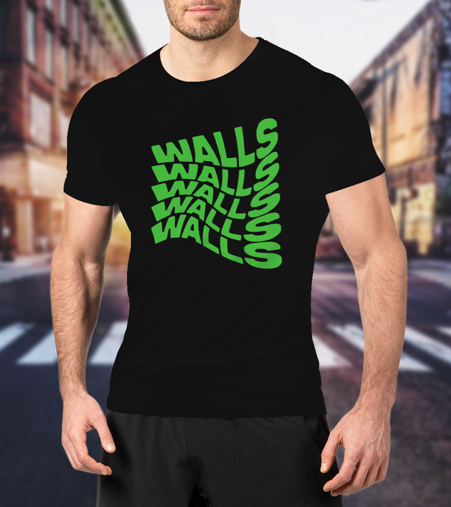 Louis Tomlinson Walls Text Green T-Shirt