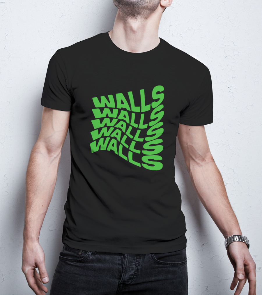 Louis Tomlinson Walls Text Green T-Shirt