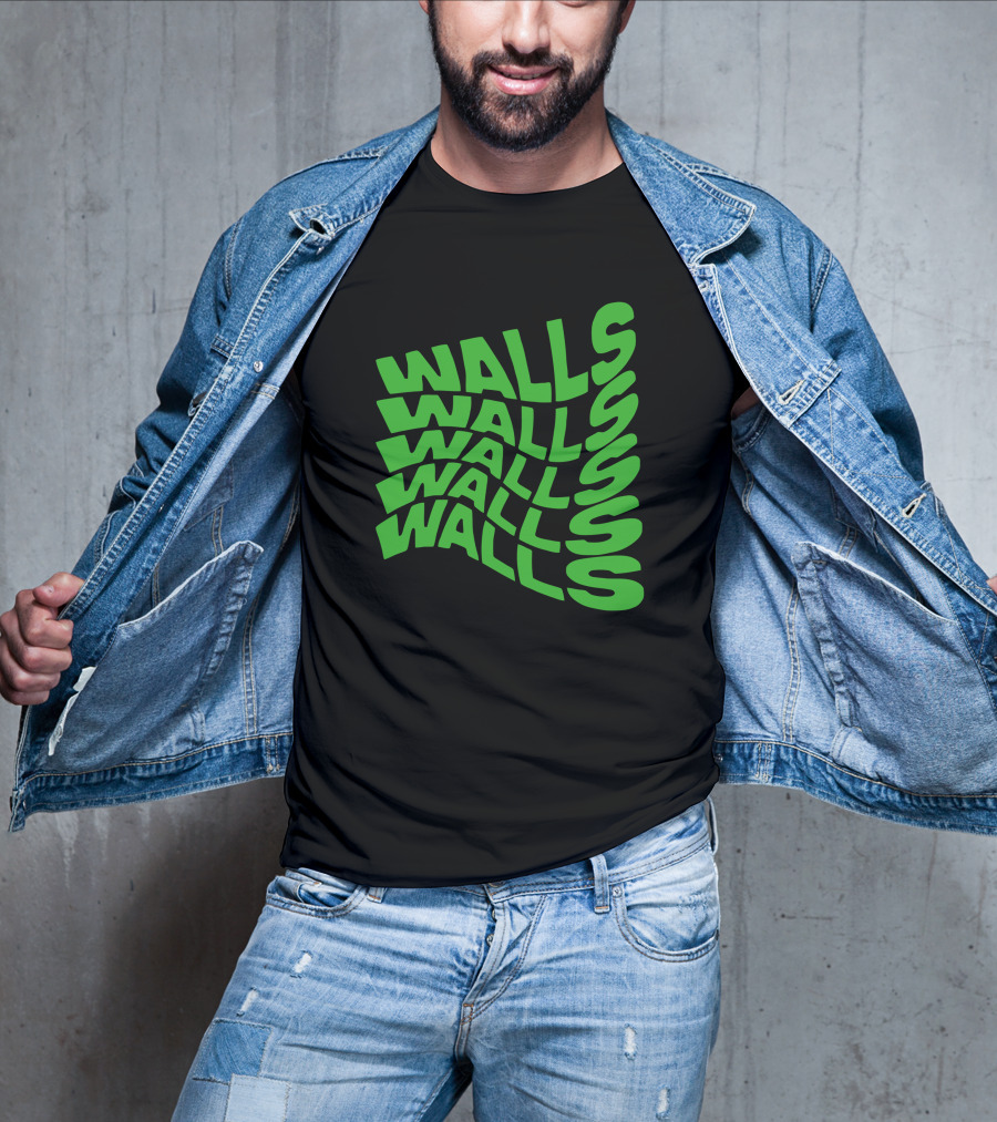 Louis Tomlinson Walls Text Green T-Shirt