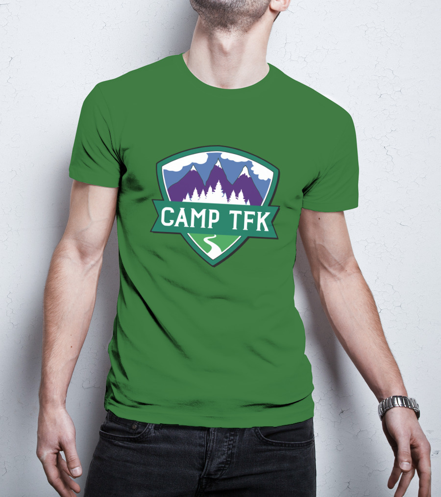 Camp TFK Mountain Adventure Badge T-Shirt