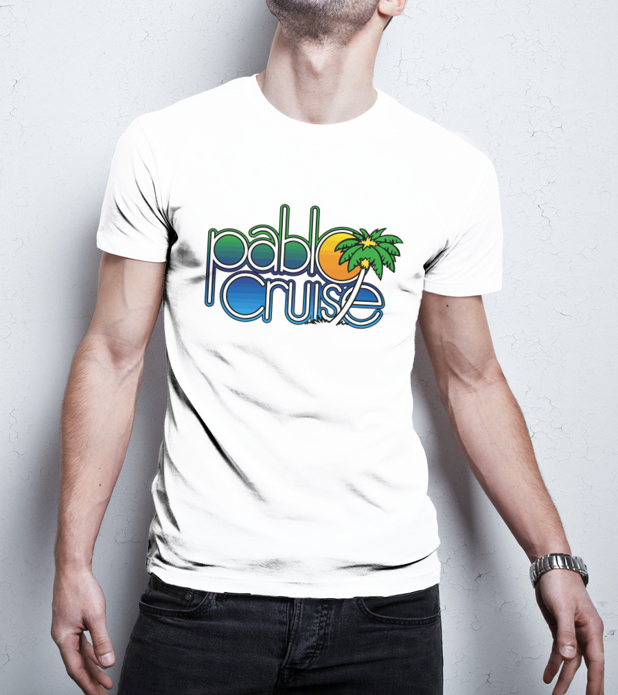 Pablo Cruise Logo Palm Tree Sun T-Shirt