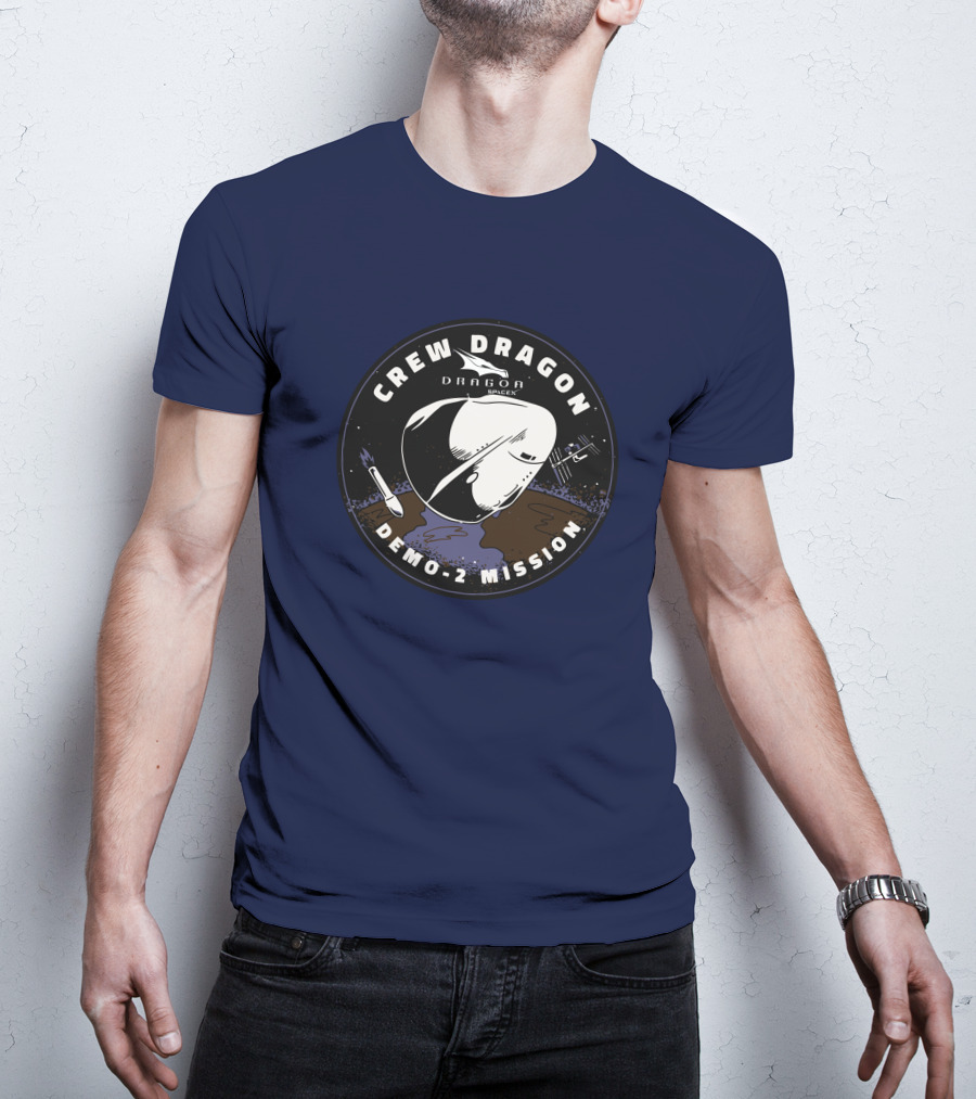 Crew Dragon Demo-2 Mission SpaceX T-Shirt