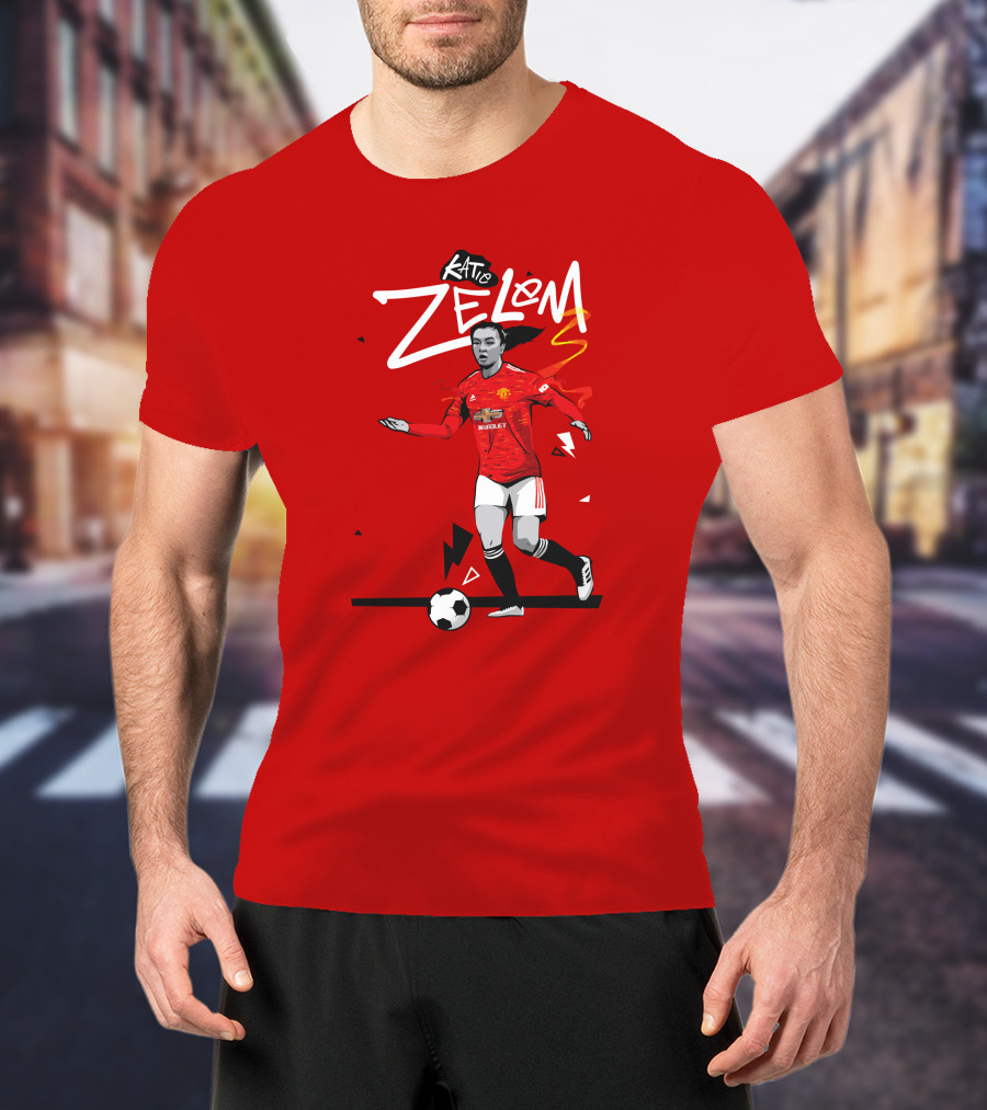 Katie Zelem Manchester United Football Player T-Shirt