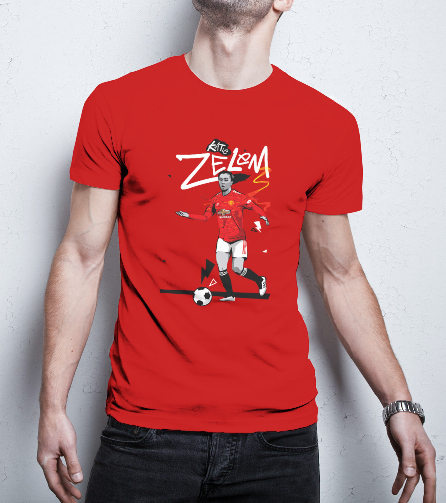 Katie Zelem Manchester United Football Player T-Shirt