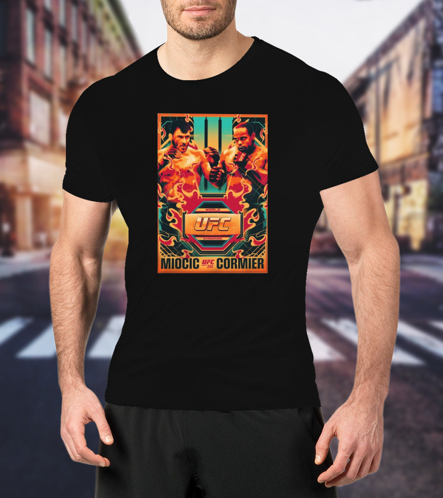 UFC 252 Miocic Cormier World Champion T-Shirt