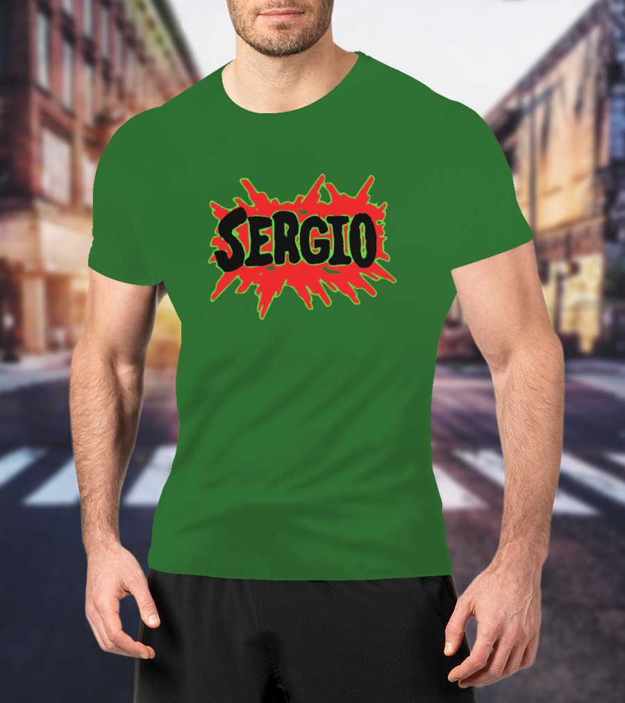 Sergio Romo Day Sergio Logo Burst T-Shirt