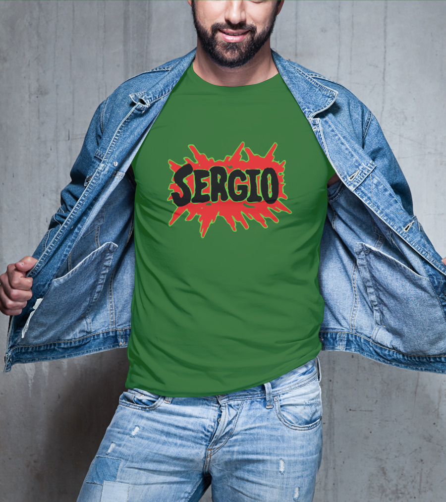 Sergio Romo Day Sergio Logo Burst T-Shirt