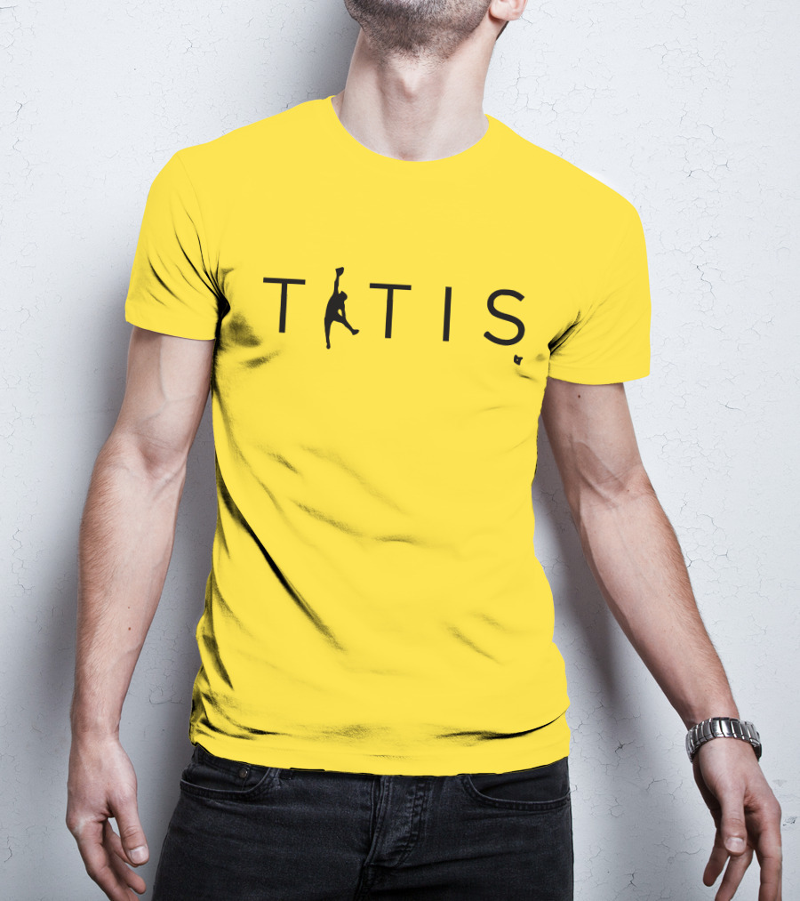 TATIS Air Niño Basketball Logo Yellow T-Shirt