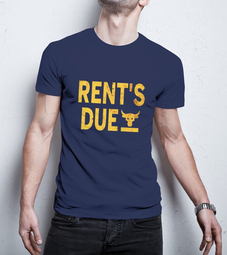 RENT'S DUE Bull Skull T-Shirt