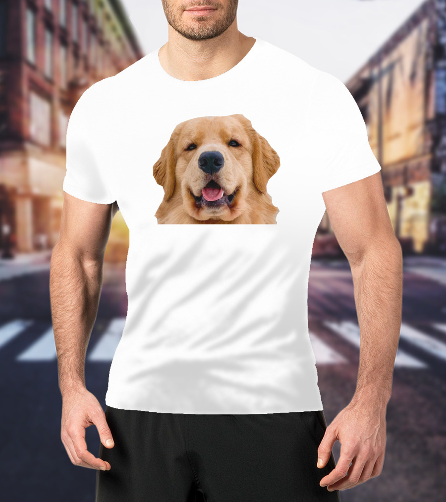 Tucker Budzyn Golden Retriever Face T-Shirt