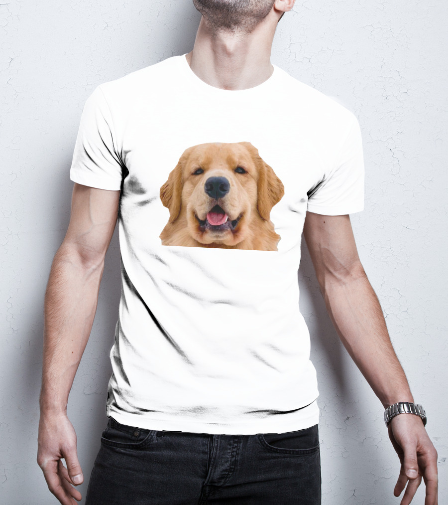 Tucker Budzyn Golden Retriever Face T-Shirt