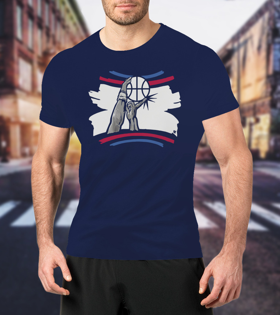 The Finger Block Basketball Iconic Defense Move T-Shirt