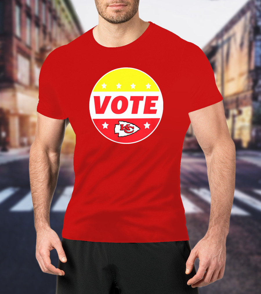 Vote Chiefs KC Red Stars Circle T-Shirt