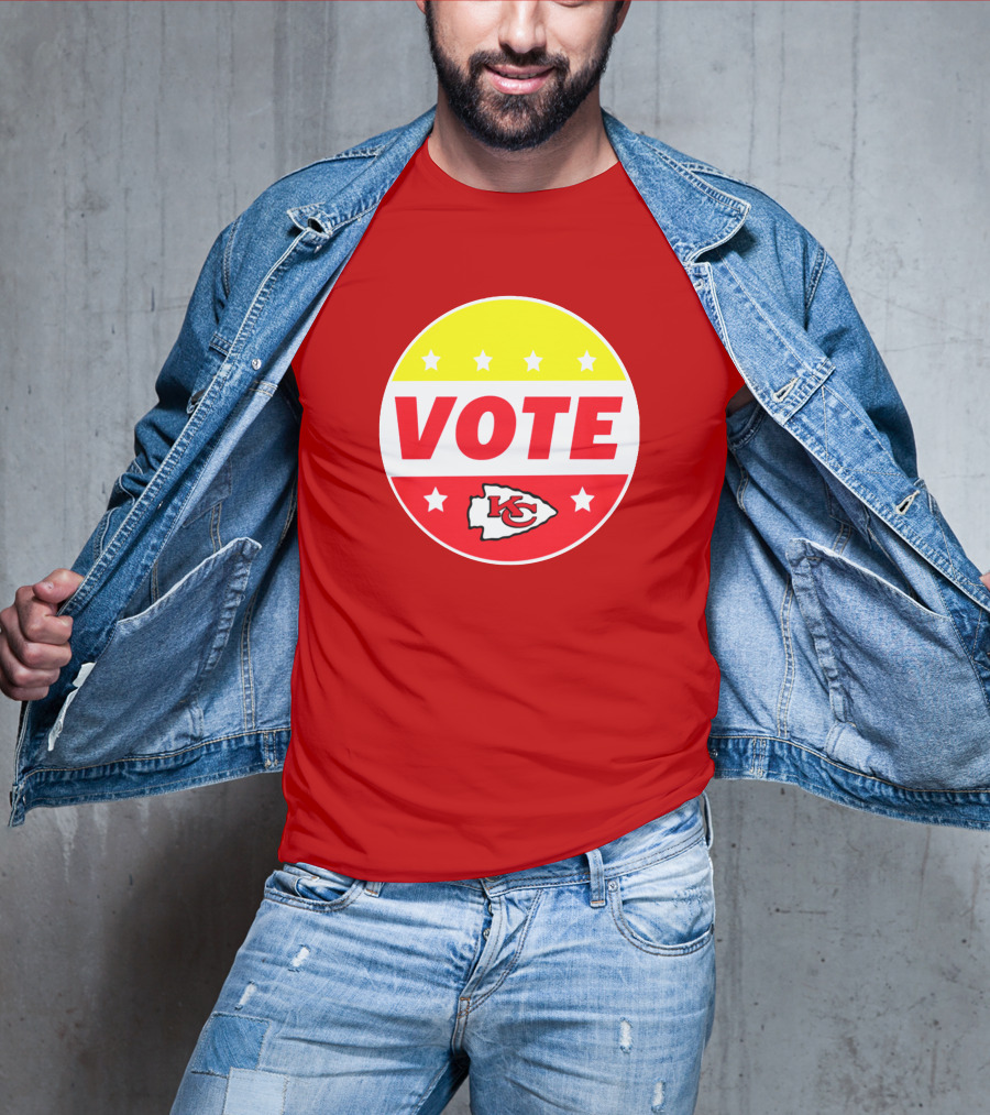 Vote Chiefs KC Red Stars Circle T-Shirt