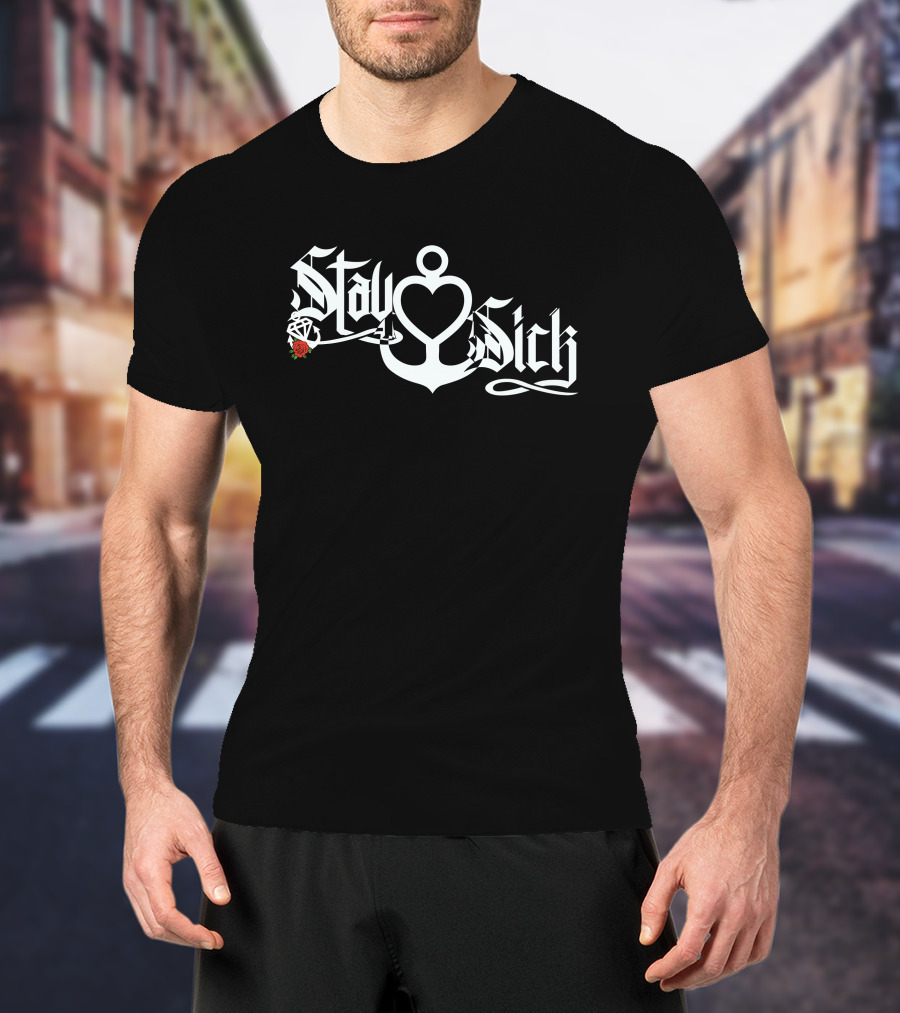 Stay Sick Threads Anchor Rose T-Shirt
