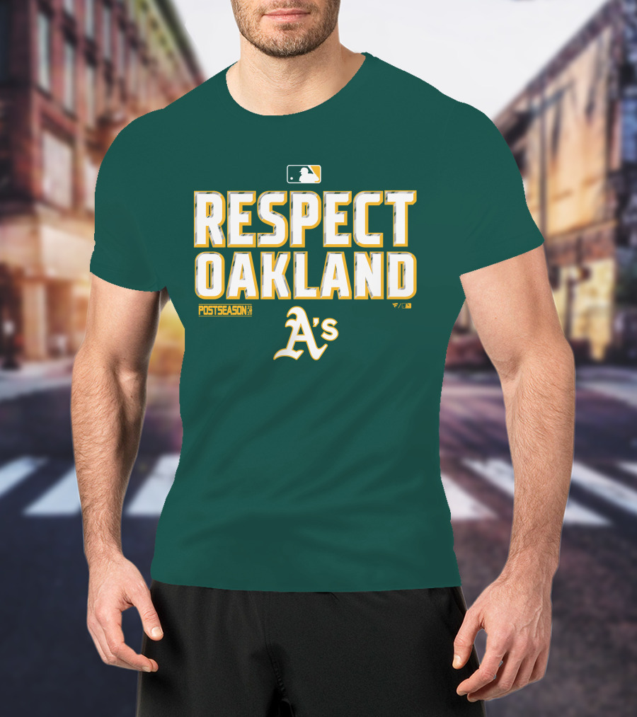 Respect Oakland A's Postseason MLB T-Shirt