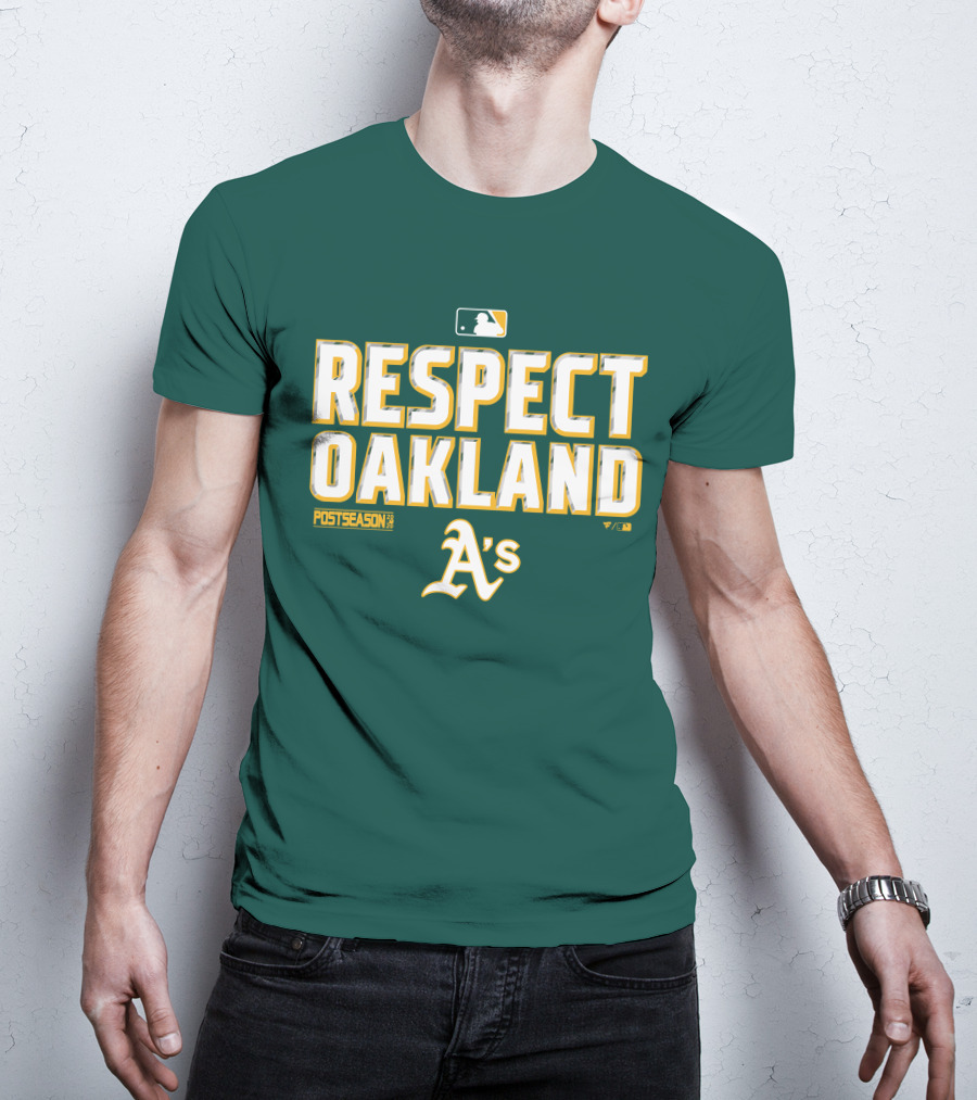 Respect Oakland A's Postseason MLB T-Shirt
