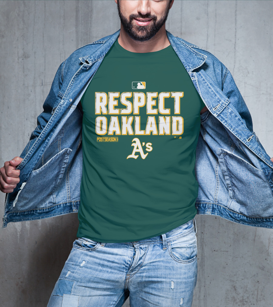Respect Oakland A's Postseason MLB T-Shirt