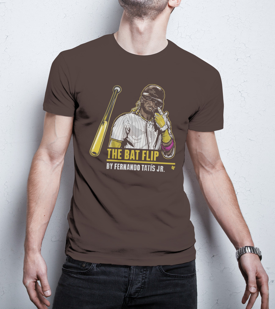 The Bat Flip By Fernando Tatis Jr. San Diego Padres T-Shirt