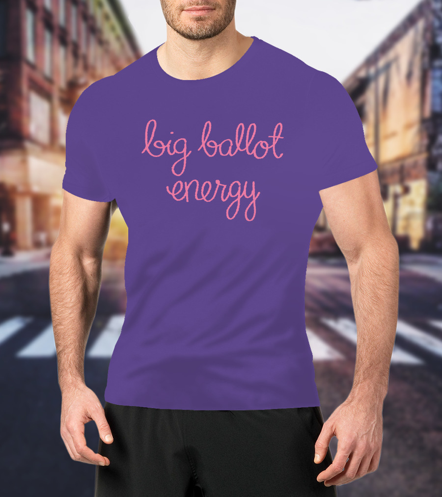 Big Ballot Energy Purple T-Shirt