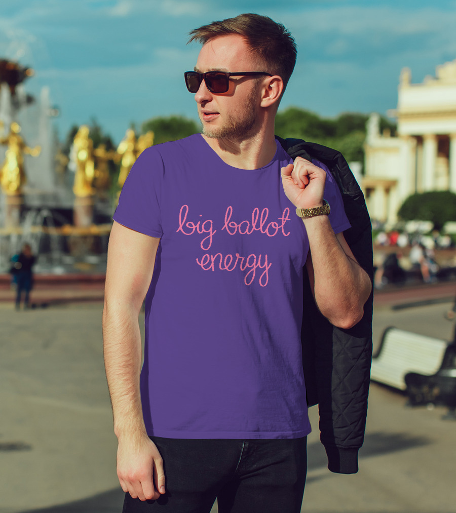 Big Ballot Energy Purple T-Shirt