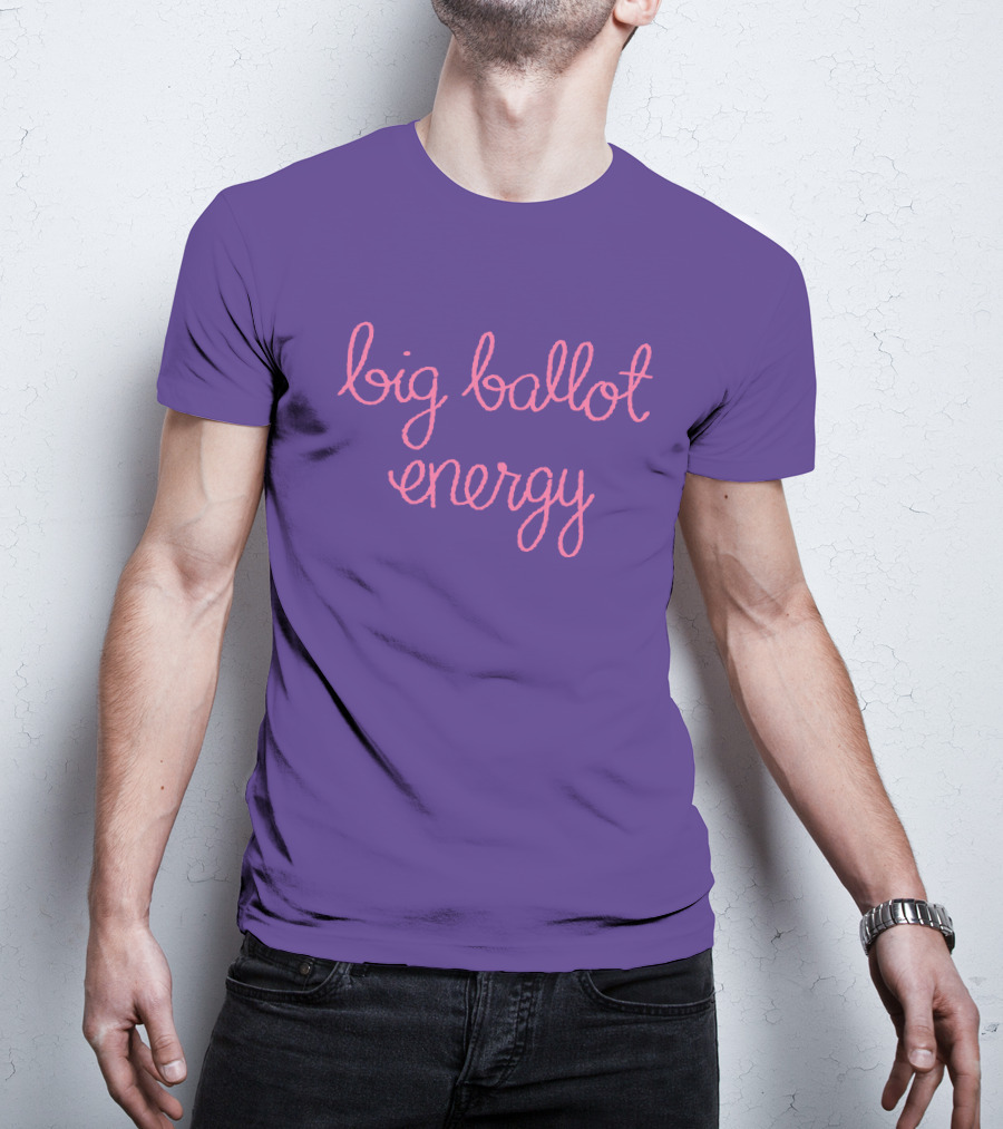 Big Ballot Energy Purple T-Shirt