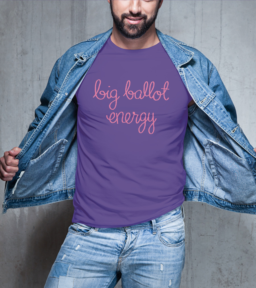 Big Ballot Energy Purple T-Shirt