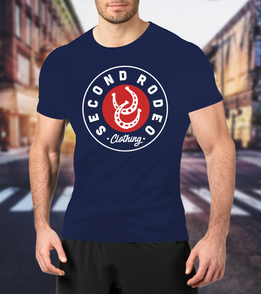 Second Rodeo Clothing Horseshoe Badge T-Shirt