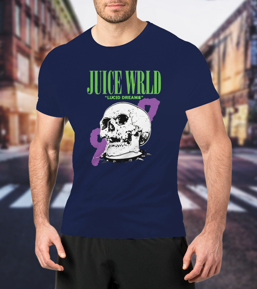 JUICE WRLD LUCID DREAMS 999 Skull T-Shirt