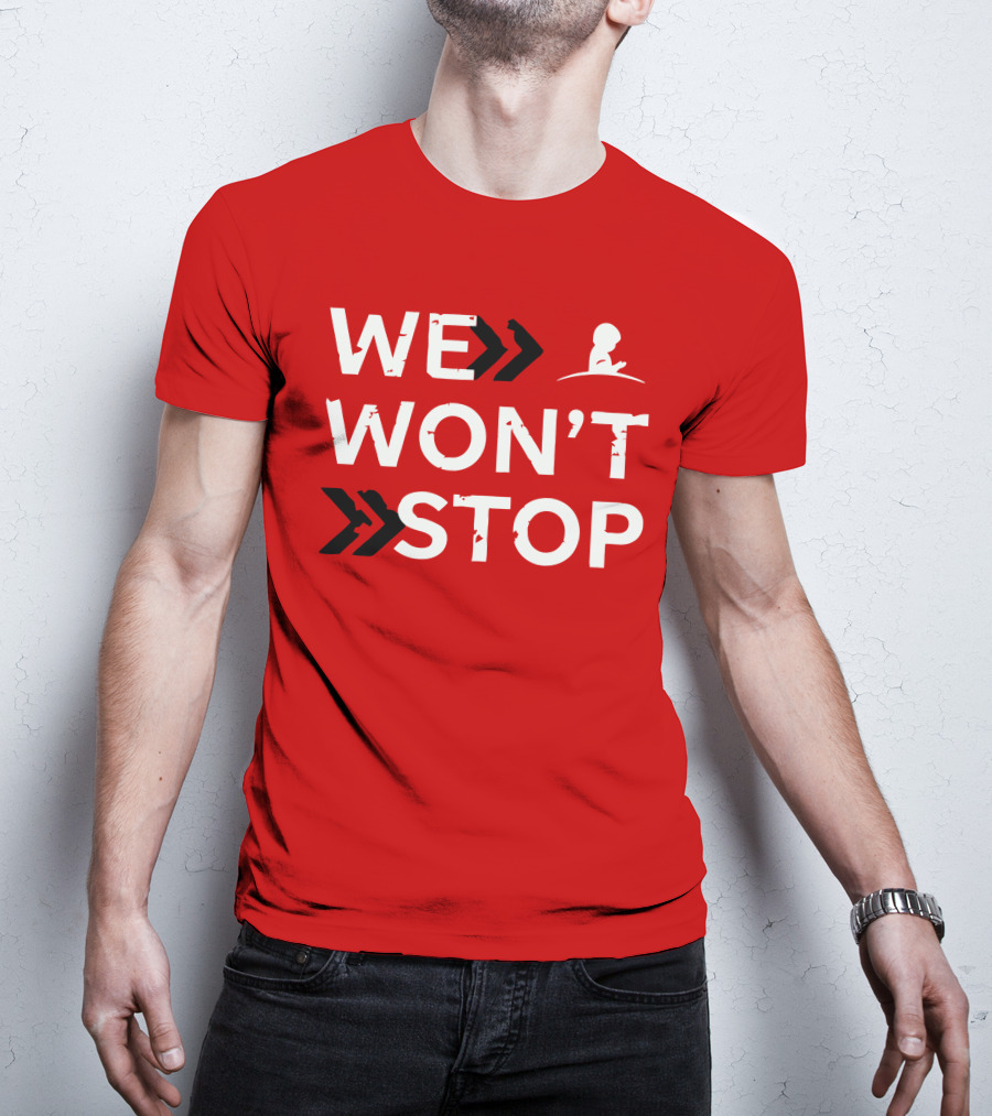 St Jude We Won't Stop Arrow T-Shirt