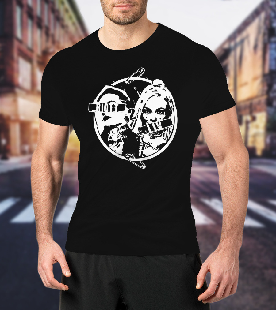 Riott Squad Riott 2 Liv Liv 2 Riott Authentic Safety Pin T-Shirt