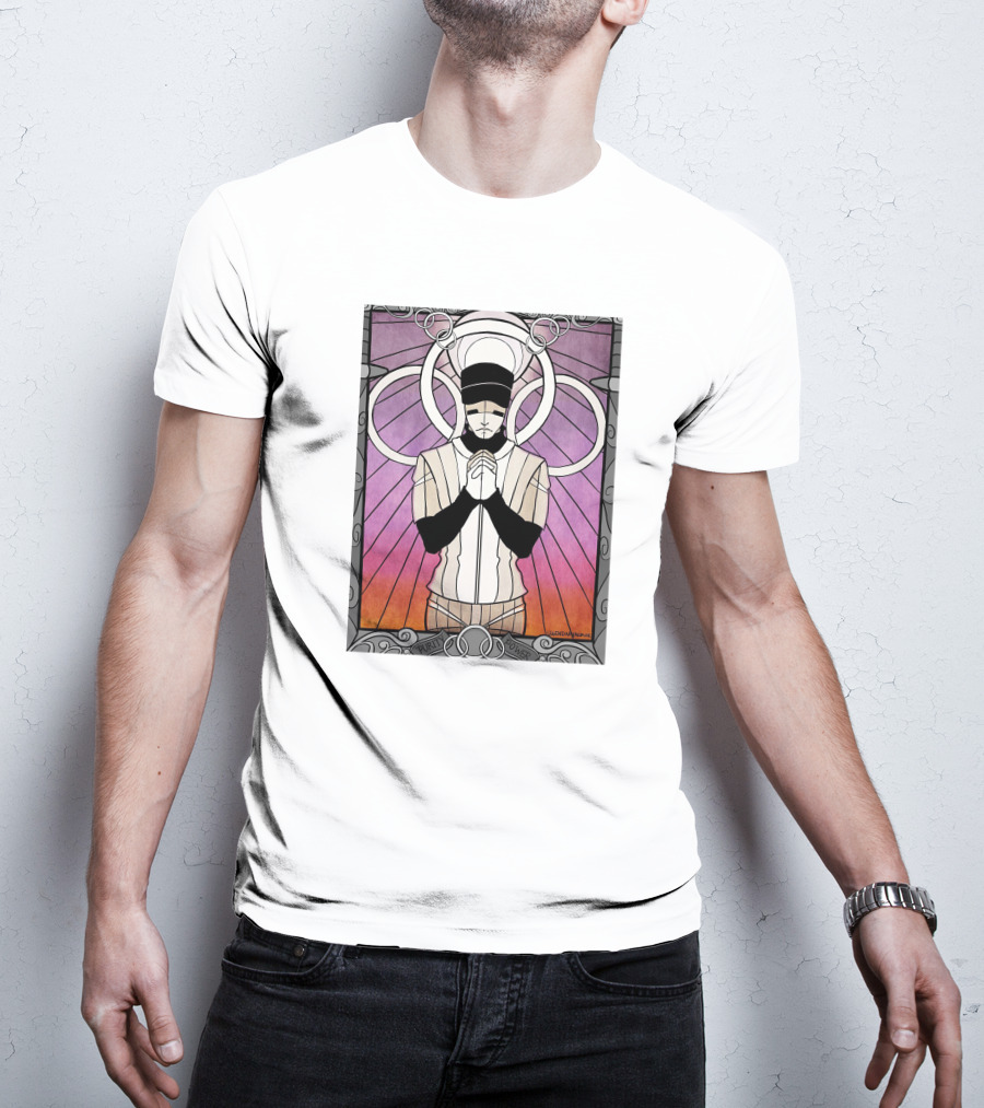 Purity Power Stained Glass Art Nouveau T-Shirt