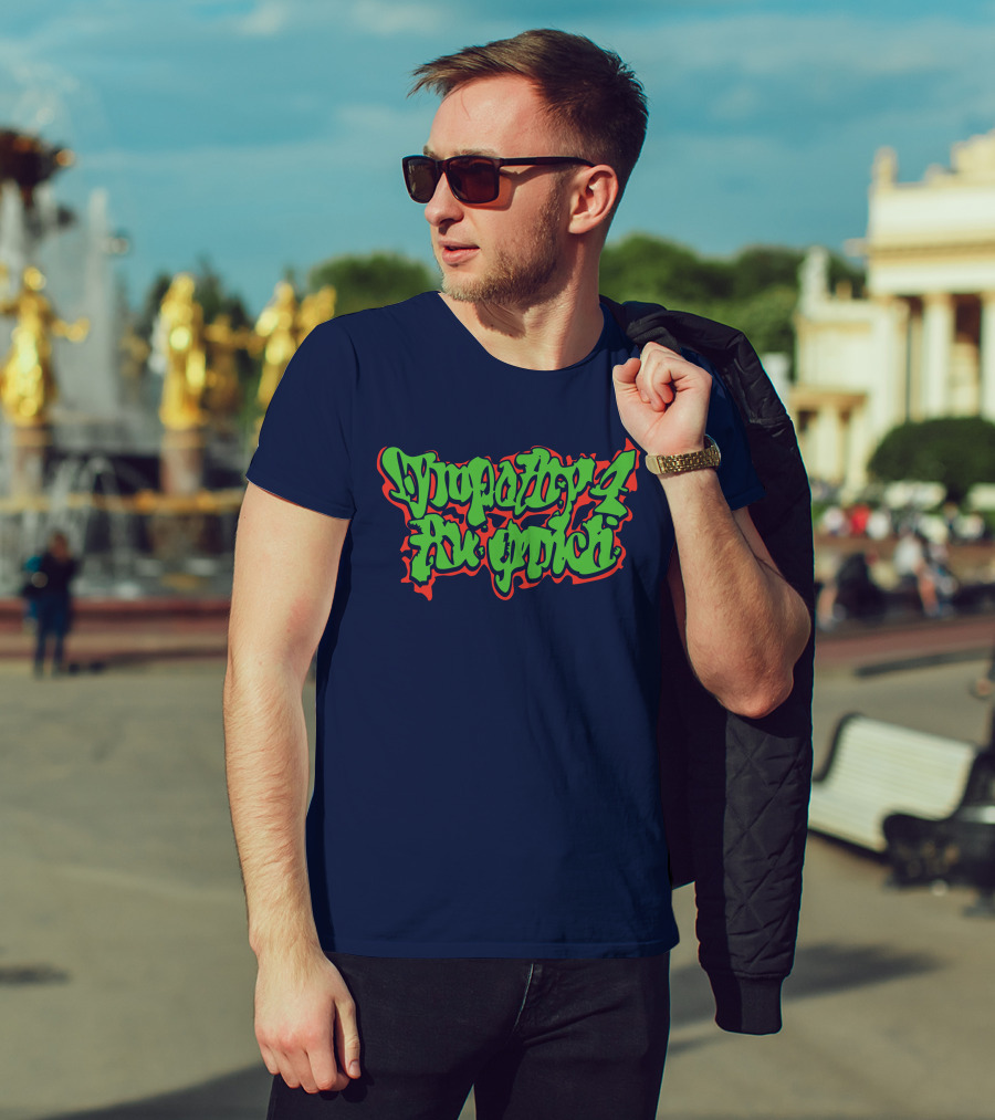 Sympathy 4 The Grinch Graffiti Style Christmas Mood T-Shirt