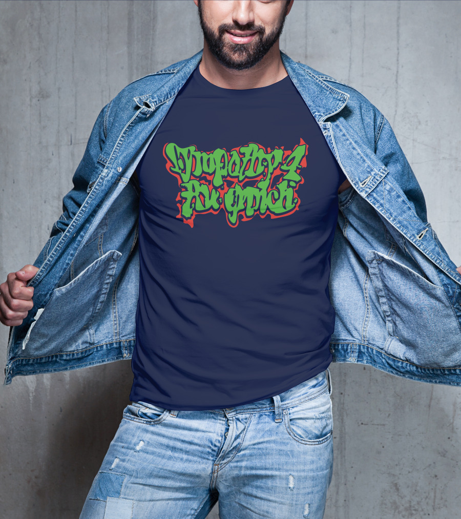 Sympathy 4 The Grinch Graffiti Style Christmas Mood T-Shirt