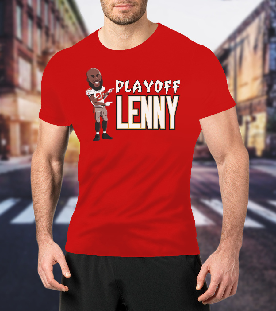 Playoff Lenny NFL Football Cartoon Player 27 T-Shirt